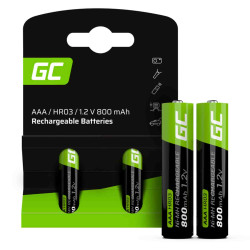 Bateria akumulator Green Cell AAA HR03 800mAh, 2szt (GR08)