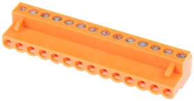 Klucz polaryzacyjny raster 5.08mm Montaż na kablu Weidmüller