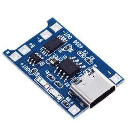 ŁADOWARKA TP4056 18650 LI-ION Z KONTROLĄ ŁADOWANIA USB TYPE C