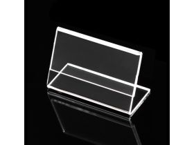 Podstawka plexi pod opis poziomy 80x60/2(cenówka duża 105x80)