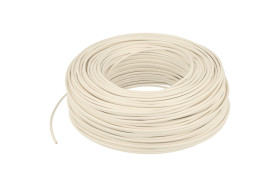 Przewód; montażowy; H07V-K (LgY); 1 żyła; linka; Cu; 1,50mm2; biały; PVC; -30...+80°C; 450/750V; karton 100m; Helukabel; RoHS; 3