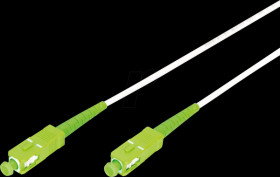 DK-2922A-01-SCA-SX Fiber optic patch cable, armoured, SC/APC SM, simplex, 1 m