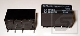 Przekaźnik JRC/HFD27/005-S TELEKOM. Hongfa odp.M4-5VDC 2P 2A