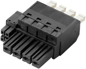 Weidmüller 2549310000 Obudowa złącza pin męskiego na kabel BVFL 7.62HP/02/180 BCF/04R SN BK BX, piny: 2, 35 A, 78 szt.