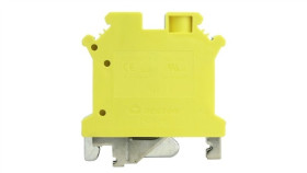 Złączka Szynowa Przelotowa Żółto-Zielona Pe Śrubowa 6Mm2 1P Vde Ul