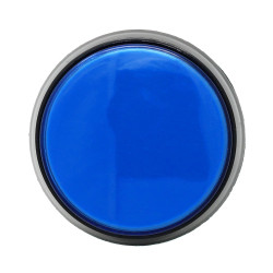 Large Arcade Button with LED - 60mm Blue