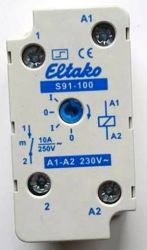 Przełącznik przepięciowy Montaż powierzchniowy Eltako S91-100-230VAC 1 NO 230 V/AC 10 A 1 szt.