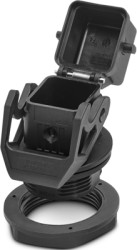 Surface mount housing, size D7, PA, 1 x M32, bar lock, IP66, 1672254