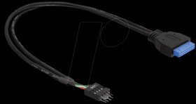 83792 USB3.0 pin header female&gt;USB2.0 pin male 60cm