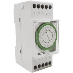 Wallair 1IO0024 Timer Analogue 7 Day Mode 3500W IP20 Power Reserve