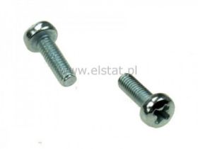 Śruba M2,5x8mm (+) ocynkowana WWKM258
