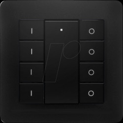 ED-10015 Zigbee wireless switch, black, universal, 4 groups
