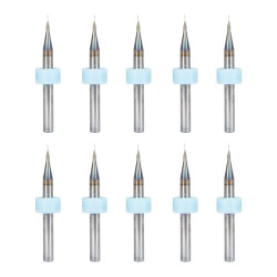 Mini wiertło precyzyjne PCB 0,1mm zestaw 10szt