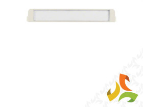 BERKER B.KWADRAT Pole opisowe 6mm do montażu w pierścieniu oddzielającym krem połysk 19050002 HAGER