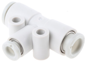 Złączka pneumatyczna Wciskane 6 mm Wciskane 6 mm SMC Adapter teowy do rur