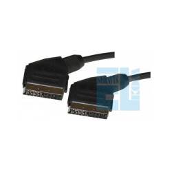 KABEL EURO-EURO SCART 21-PIN 1,5m CZARNY