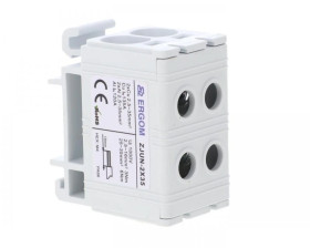 Złączka szynowa 2-torowa ZJUN-2x35 szara R34RR-07010021083