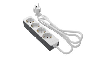 Gniazdo 2m 4 gniazda typ Typ F - niemieckie Schuko Typ F, niemieckie Schuko 16A 250 V