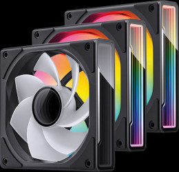 ZK-120BR 3IN1 Jonsbo case fan ARGB, PWM, reverse blade, 120 mm