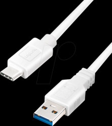 CU0176 USB-A connector to USB-C connector, 2m