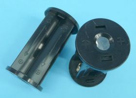 2x18650 UCHWYT AKU. OKRĄGŁY