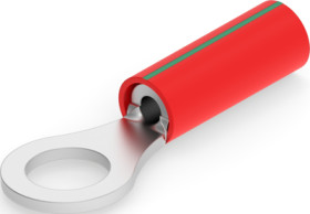 Insulated 27400203, 0.38 mm², AWG 22, 5 mm, C10, red, 2-36153-3