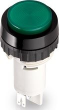 Aperture, round, green, for pushbutton switch, 5.00.350.013/1502
