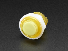 Adafruit Mini LED Arcade Button - 24mm Translucent Yellow