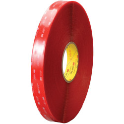 3M 4905F666 VHB&#x2122; Tape 4905F, Transparent, 6 mm x 66 m, 0.5 mm