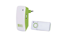 Dzwonek Bezprzewodowy 100M 230V Zielony P5740