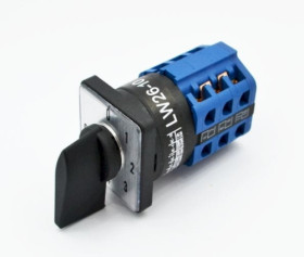 LW26-10-M0-F/1P 0-6 przełącznik krzywkowy obrotowy OFF-6x ON, 10A / 400Vac