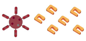 Znacznik bloku zaciskowego Znacznik liczby Schneider Electric