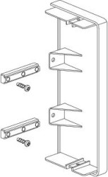 Zaślepka końcowa - PC/ABS - aluminium Optiline 45 ISM10354