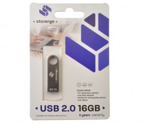 PENDRIVE 16GB STORAGE SLIM GRAFIT