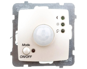 KARO Elektroniczny czujnik ruchu ecru perłowy ŁP-16S/m/42