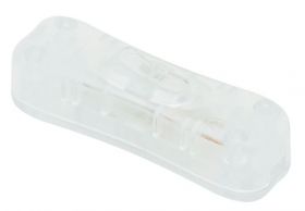 Włącznik przelotowy na kabel przezroczysty PP12