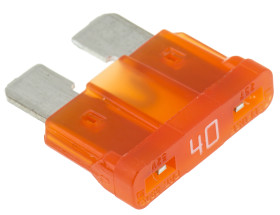 Bezpiecznik samochodowy, 40A kolor Pomarańczowy, Littelfuse 32V dc