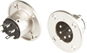 Złącze mikrofonowe Męski 5-pinowe Montaż na panelu 20A