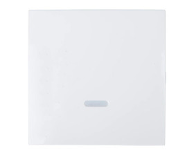 Simon 54 Klawisz pojedynczy do łącznika z podświetleniem biały DKW1L/11