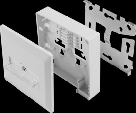 6303-FTTX-BOX-1 FTTx surface mount box, 2 port