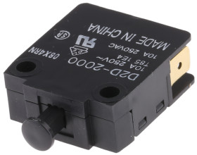 Mikroprzełącznik drzwi, Trzpień, SPDT, 10 A przy 250 V AC, Wypustka