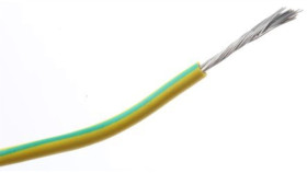 Przewód O Podwyższonej Odporności Izolacja Silikonowa Zielony/Żółty, 100M 1...