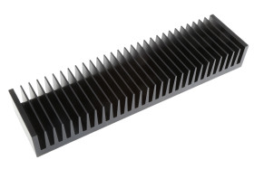 Radiator 75 x 300 x 40mm 0.45K/W Uniwersalny Prostokątny Alu