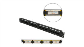 Patchpanel 24 Porty Extralink Cat6 Utp
