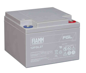 Uszczelniony akumulator kwasowo-ołowiow 27Ah Fiamm 166 x 175 x 125mm 12V