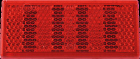 763413 Trailer - reflector, rectangular, self-adhesive, red