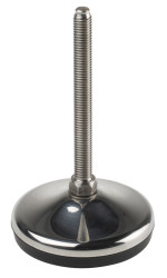 Stopka regulowana M10 długość gwintu 125mm 1000kg 10° RS PRO 70 Shore A