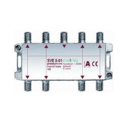 Spliter 1/8 Axing SVE 8-01 5-2320 MHz DVB-T/SAT rozgałęźnik 8-krot.