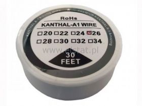 Drut oporowy; fi 0.40mm; długość 9,1m; 12 Ohm(26)