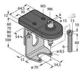 Turck 6901126 Zestaw montażowy BTS-DSU35-ZF07-M6 1 szt.